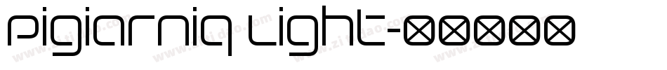 Pigiarniq Light字体转换